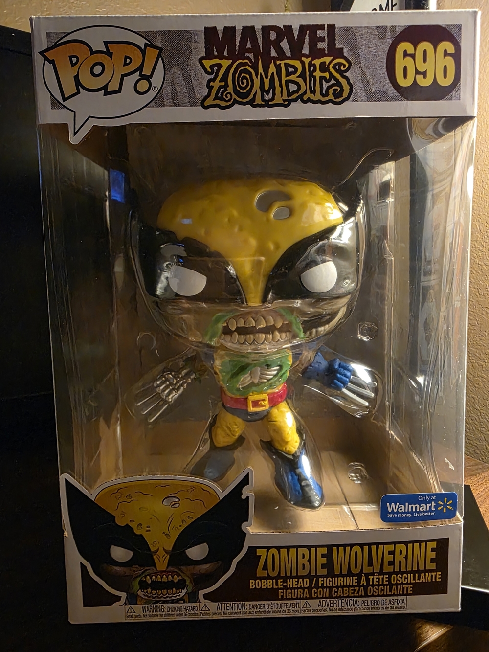 Funko POP! Marvel Zombies Zombie Wolverine - Yellow/Black Figure (696)